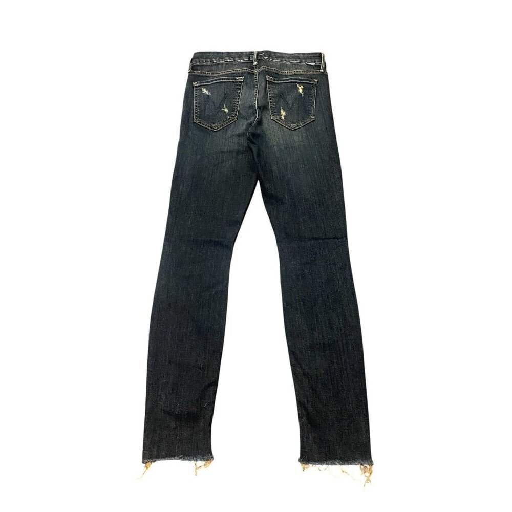 Mother The Looker Ankle‎ Fray Jeans 27 Jaded and Torn Wash Ankle Distressed - Picture 3 of 11